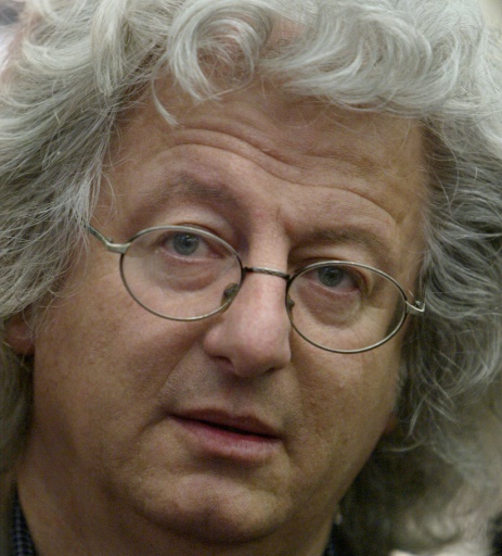 O escritor hngaro Peter Esterhazy, em Frankfurt, em 2004. Foto: Arquivos John MacDougall/AFP