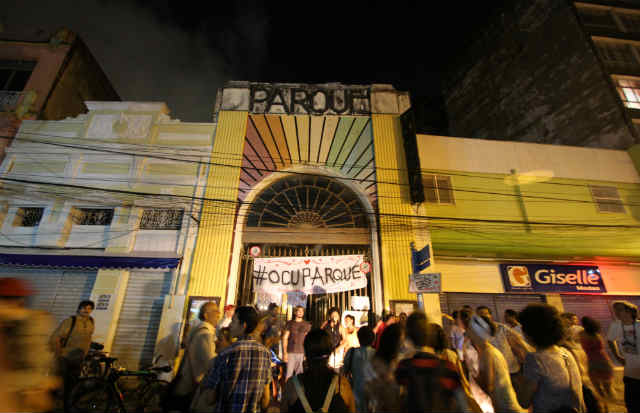 Cineteatro do Parque completou 100 anos de fundao em 2015 inacessvel e sem pompas. Foto: Paulo Paiva/DP