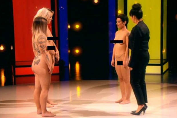 Naked Attraction exibe participantes totalmente nus para avaliarem as caractersticas uns dos outros. Foto: Reproduo/Internet