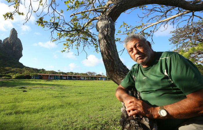 Funcionrio pblico federal aposentado Davi Alves Cordeiro, 85 anos, nasceu na ilha.Foto: Teresa Maia/ DP