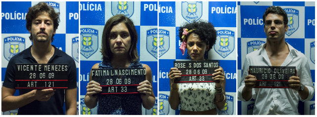 Vicente, Ftima, Rose e Maurcio so os protagonistas da srie. Fotos: Globo/Divulgao