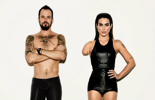 Paulo Vilhena e Cleo Pires estrelam campanha da revista Vogue. Foto: Vogue/Divulgao