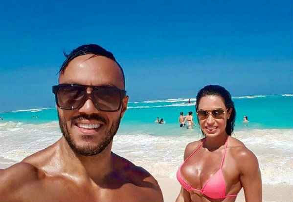 Belo chegou a pensar que a esposa havia sido sequestrada. Foto: Instagram/Reprodução Belo chegou a pensar que a esposa havia sido sequestrada. Foto: Instagram/Reprodução
