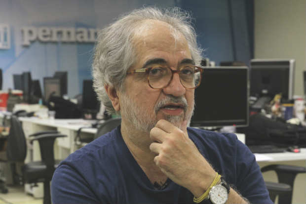 Geneton Moraes Neto ser homenageado com prmio de jornalismo voltado para reportagens na TV. Foto: Nando Chiappetta/DP