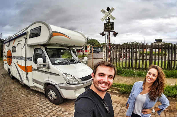 Max Fercondini e Amanda Ritcher vo mostrar as belezas da Amrica do Sul em programa matinal. Foto: Globo/Divulgacao