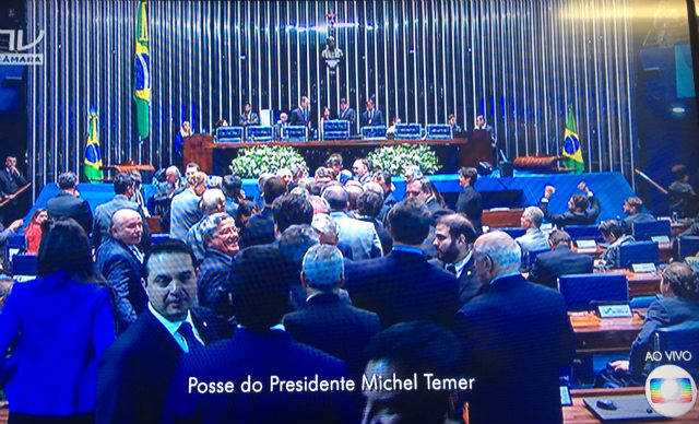 Michel Temer vai assumir o cargo na tarde desta quarta-feira. Foto: Globo/Reproduo