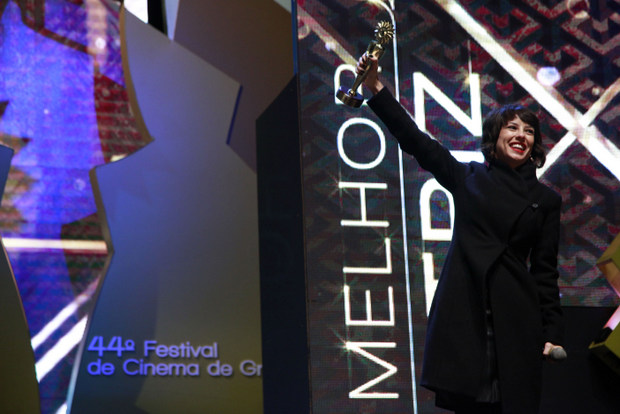 Andreia Horta venceu o kikito de melhor atriz pelo papel de Elis Regina. Foto: Cleiton Thiele/ Pressphoto