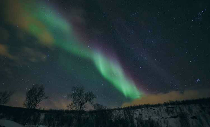 A Aurora Boreal  uma das grandes atraes do pas. Foto: Marius Fiskum/Innovation Norway/Reproduo