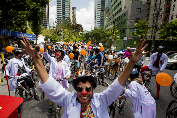 Em sua terceira edio, passeio  gratuito. Foto: Lana Pinho/Doutores da Alegria/Divulgao