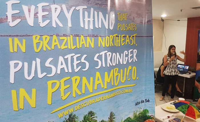 Para divulgar Pernambuco, Secretaria de Turismo e Lazer apresenta o estado como o corao do Nordeste. Foto: Fred Figueiroa/DP