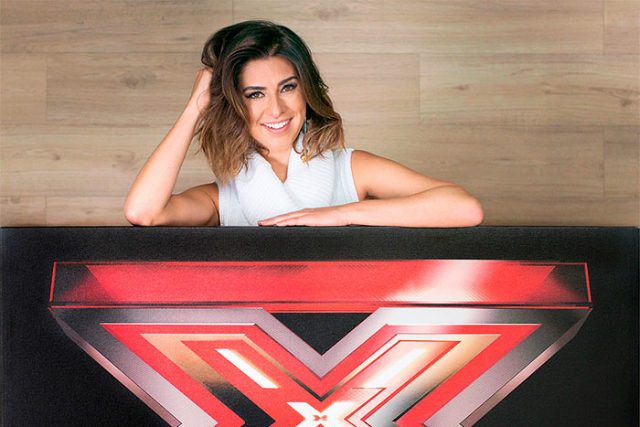 Fernanda Paes Leme apresenta o X Factor Brasil. Foto: Band/Reproduo