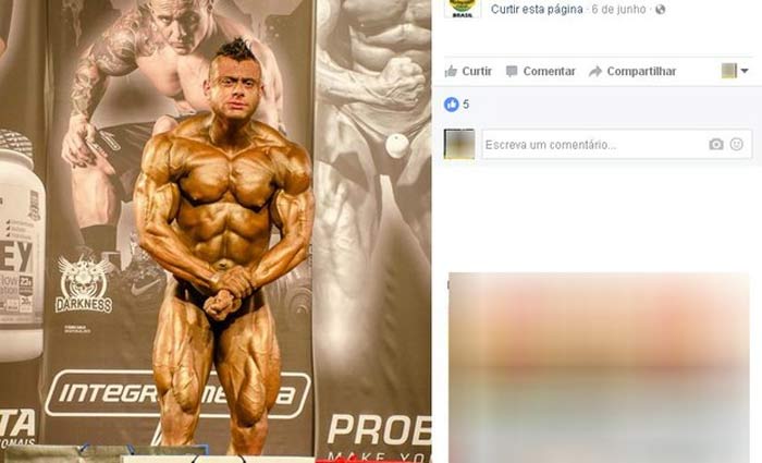 Mateus Ferraz foi campeo do Campeonato Paulista de Musculao e Campeo Brasileiro de Musculao em 2016. Foto: World Fitness Federation