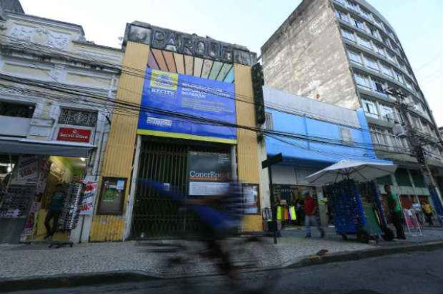 Casa de espetculos da Rua do Hospcio est fechada desde 2010. Foto: Rafael Martins/Esp. DP/D.A. Press