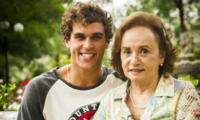 Felipe Roque e Joana Fomm vo viver neto e av em 'Malhao'. Foto: Joo Miguel Jnior/TV Globo/Divulgao