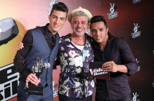 Parceria rendeu a vitria  dupla no 'The voice Brasil' em 2014. Foto: Isabella Pinheiro/Gshow