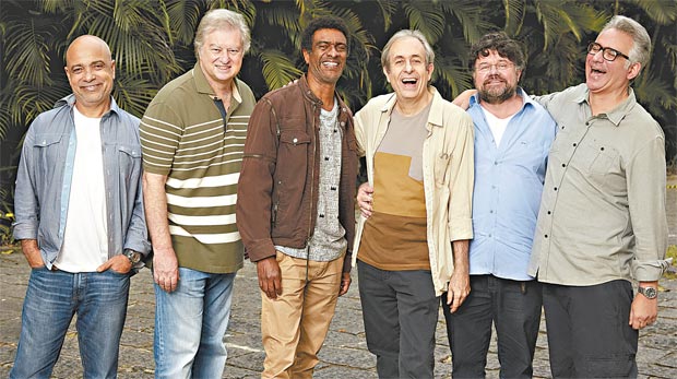Os humoristas recebem convidados no novo programa. Foto: Guto Costa/Multishow/Divulgao