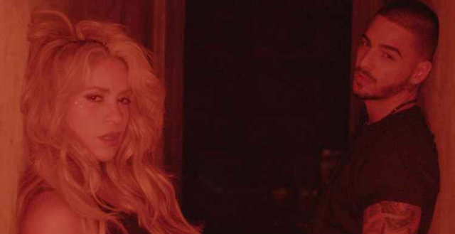Primeiro single de Shakira em dois anos  em parceria com o cantor Maluma. Foto: Sony Music Entertainment/Divulgao