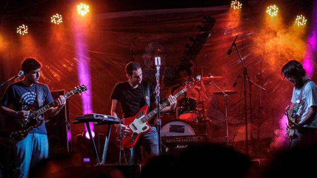 A banda Hazamat  uma das atraes do Rock na Calada neste final de semana. Foto: Facebook/Reproduo