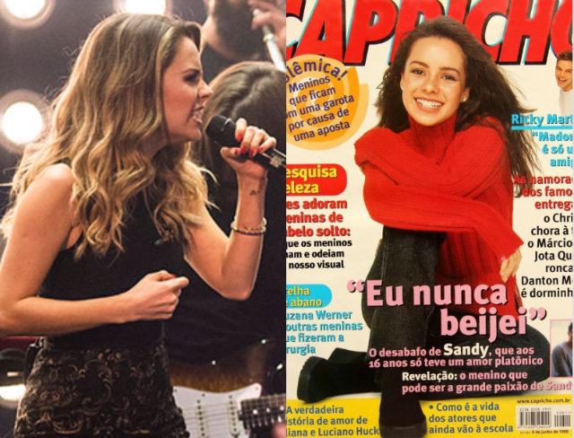 Cantora apresentou releituras de sucessos da carreira com  Andreas Kisser. Foto: Maurcio Fidalgo/TV Globo e Capricho/Reproduo