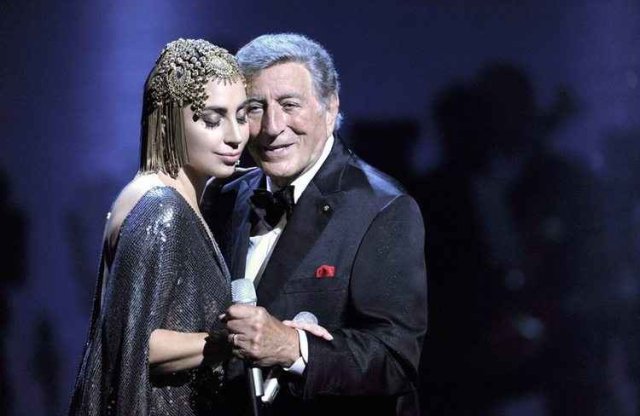 Lady Gaga se firma como parceira de Tony Bennett. Foto: Universal Music/Divulgao