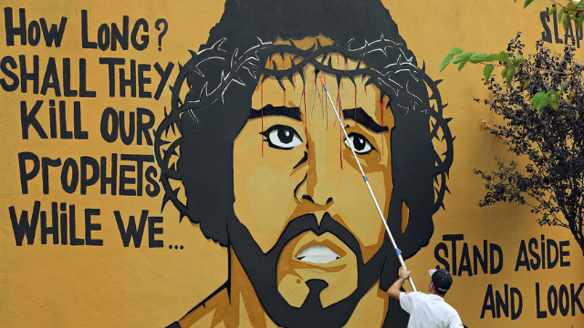 Priso de Luaty Beiro promoveu onda de solidariedade em diversos pases; no Brasil, artistas como Mano Brown e Emicida aderiram aos pedidos pela libertao do rapper, que foi anistiado em junho. Foto: Twitter/Reproduo