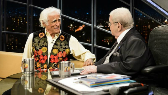 Jô escolheu Ziraldo porque queria a naturalidade dos outros programas em sua despedida. Foto: Globo/Reprodução Jô escolheu Ziraldo porque queria a naturalidade dos outros programas em sua despedida. Foto: Globo/Reprodução