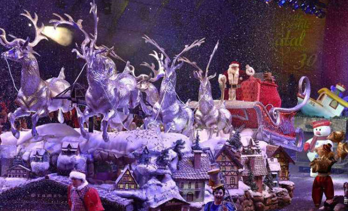 Uma das festas brasileiras mais tradicionais  o Natal Luz de Gramado, no Rio Grande do Sul. Foto: Prefeitura de Gramado/Divulgao