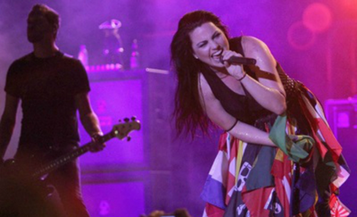 A banda Evanescence passar por Braslia durante a turn no Brasil. Foto: Norberto Duarte/Arquivo/AFP Photo (A banda Evanescence passar por Braslia durante a turn no Brasil. Foto: Norberto Duarte/Arquivo/AFP Photo)