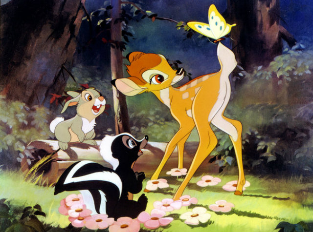 Tyrus Wong ajudou a criar os desenhos originais de Bambi. Foto: Disney/Reproduo