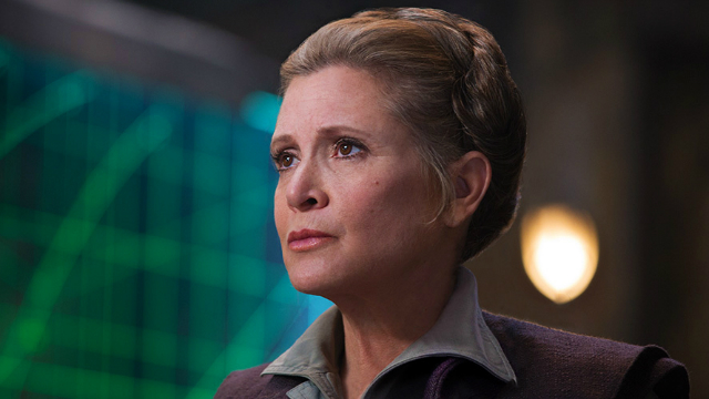 Fisher estar presente no prximo filme da saga Star Wars - a atriz concluiu as filmagens de Leia antes de falecer. Foto: Disney/Divulgao