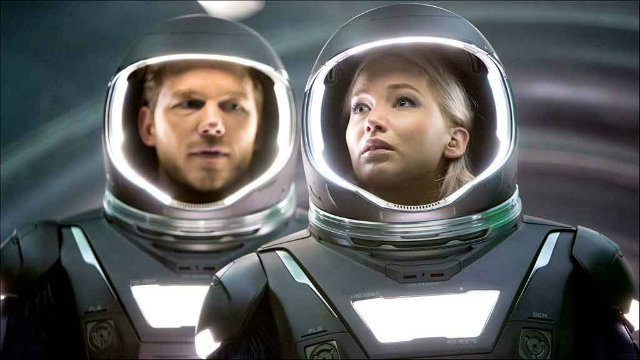 Jennifer Lawrence e Chris Pratt estrelam fico. Foto: Sony Pictures/Divulgao