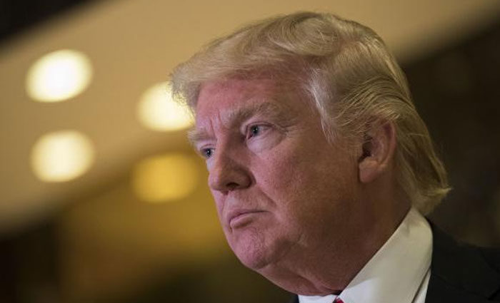 O presidente eleito dos Estados Unidos, Donald Trump. Foto: Drew Angerer/AFP