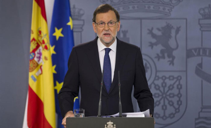 O premi espanhol afirmou ainda que "a Europa  nosso passado, presente e futuro". Foto: Diego Crespo/ Pool Moncloa