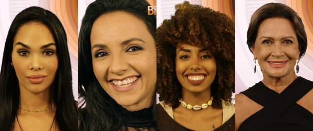 Mayara Motti, Marinalva Almeida, Gabriela Flor e Ieda Wobeto. Foto: Rede Globo/Reproduo