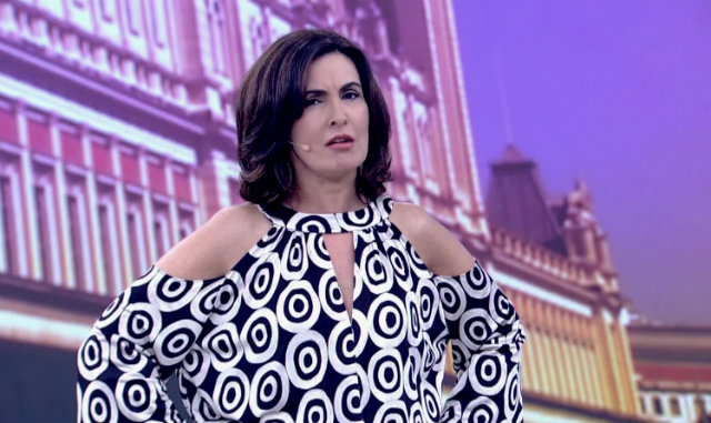 Ftima provocou o debate com os convidados da atrao. Foto: TV Globo/Reproduo