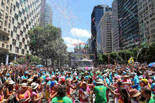 Carnaval realizado nas ruas do Rio de Janeiro. Crdito: Fernando Maia/Riotur