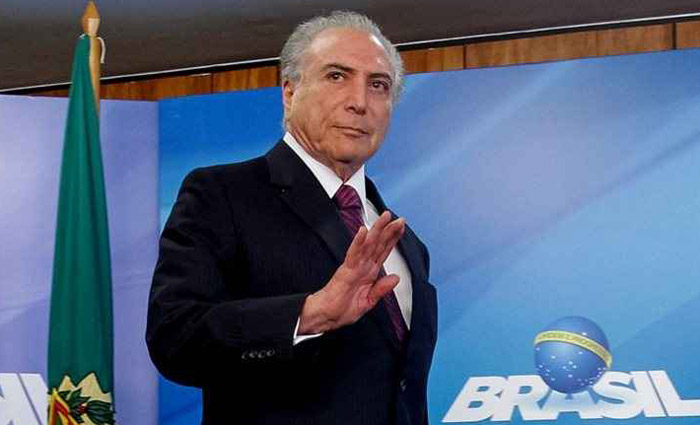 Temer falou ainda que pretende se reunir com ex-presidentes, por sugesto do petista Luiz Incio Lula da Silva. Foto: Beto Barata/PR
