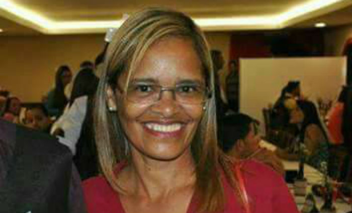 Cludia Maria dos Santos Silva era zeladora de um prdio em Boa Viagem. Foto: Reproduo/ WhatsApp