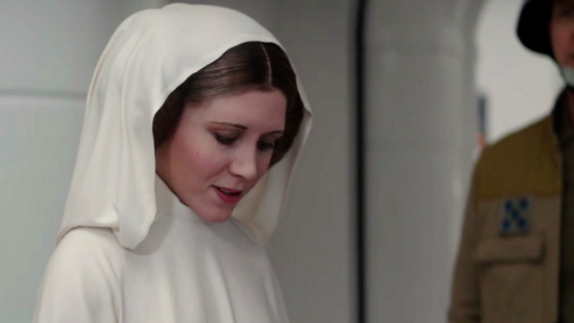 Intrprete de Leia, Carrie Fisher morreu em dezembro do ano passado. Foto: Lucasfilm/Reproduo