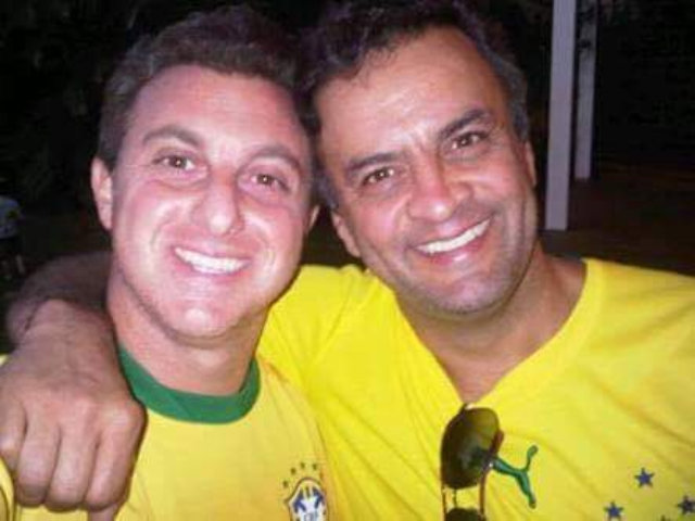 Huck, que apoiou a candidatura do senador Acio Neves (PSDB)  presidncia durante as eleies de 2014, afirmou no misturar amizaded com poltica. Foto: Facebook/Reproduo