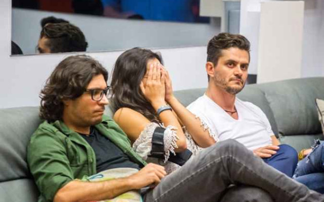 O trio Ilmar, Emilly e Marcos atravessa crise. Foto: Globo/Divulgao