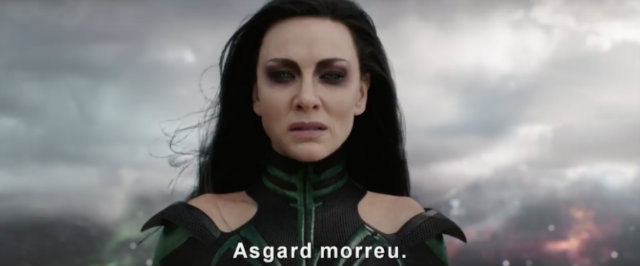 Cate Blanchett interpreta a vil Hela. Foto: Marvel/Reproduo