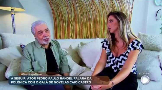 Pedro Paulo Rangel detona edio do Domingo Show em rede social. Foto: TV Record/Reproduo