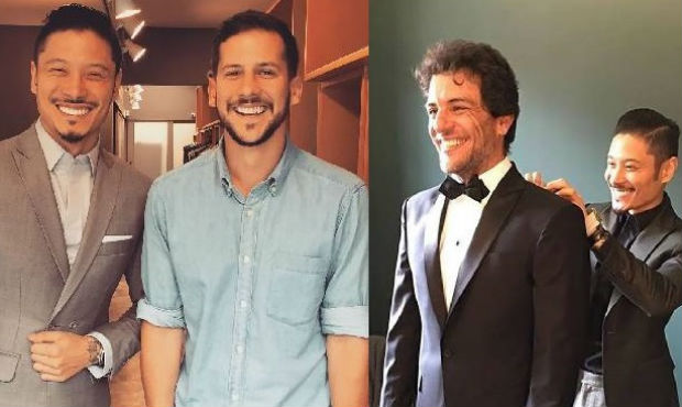 O gênio do bespoke conquistou personalidades como o artista Caio Braz e o ator Rodrigo Lombardi. Foto: Reprodução Instagram O gênio do bespoke conquistou personalidades como o artista Caio Braz e o ator Rodrigo Lombardi. Foto: Reprodução Instagram