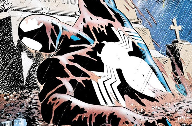 Fase mais "dark" do personagem foi marcada tambm pela utilizao do uniforme negro. Foto: Marvel Comics/Divulgao
