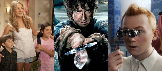 Esposa de Mentirinha, O Hobbit e As Aventurasd de Tintim saem do catlogo. Fotos: Happy Madison Productions Metro-Goldwyn Meyer, DreamWorks/Divulgao