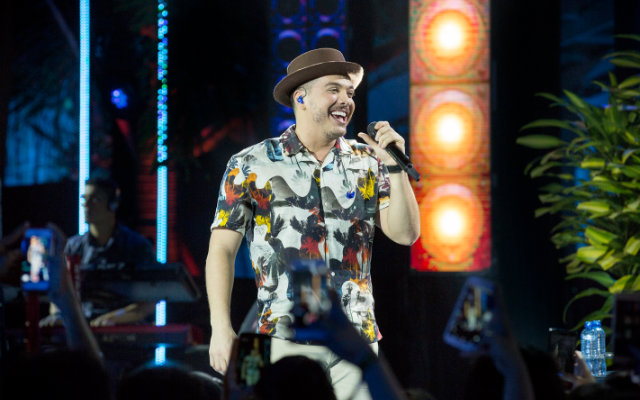 Cantor gravou DVD ao vivo em Miami no ms de abril. Foto: Comunnik/Divulgao