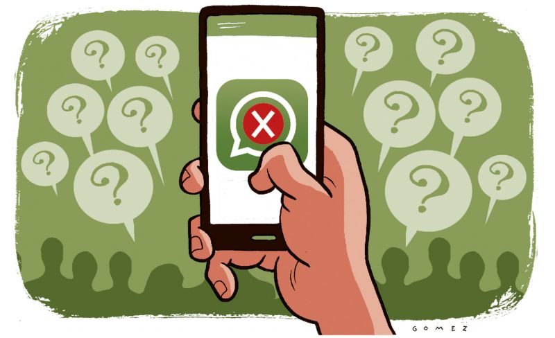 Whatsapp está fora do ar em várias partes do mundo desde o início da noite desta quarta-feira - Foto: Caio Gomez/D.A/D.B/PRESS Whatsapp está fora do ar em várias partes do mundo desde o início da noite desta quarta-feira - Foto: Caio Gomez/D.A/D.B/PRESS