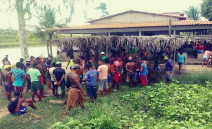 O ataque ocorreu no Povoado das Bahias.
rea da etnia gamela Foto: Cimi/Divulgao