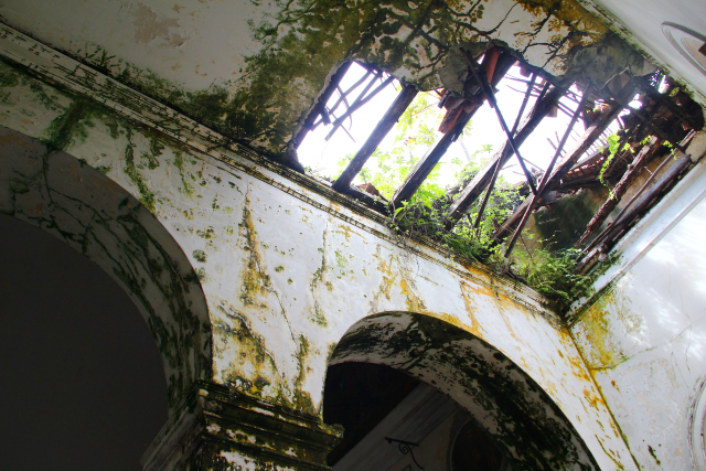 Igreja de So Jos  exemplo de patrimnio religioso de referncia portuguesa que est com estrutura comprometida. Foto: Karina Morais/Esp.DP. 